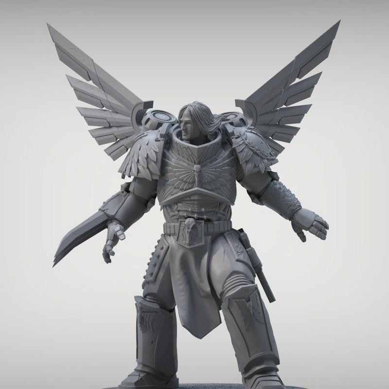 Horde Miniatures 3D打印模型：暗鸦角色迷你雕像|Horde Miniatures – Raven – 3D Print Model