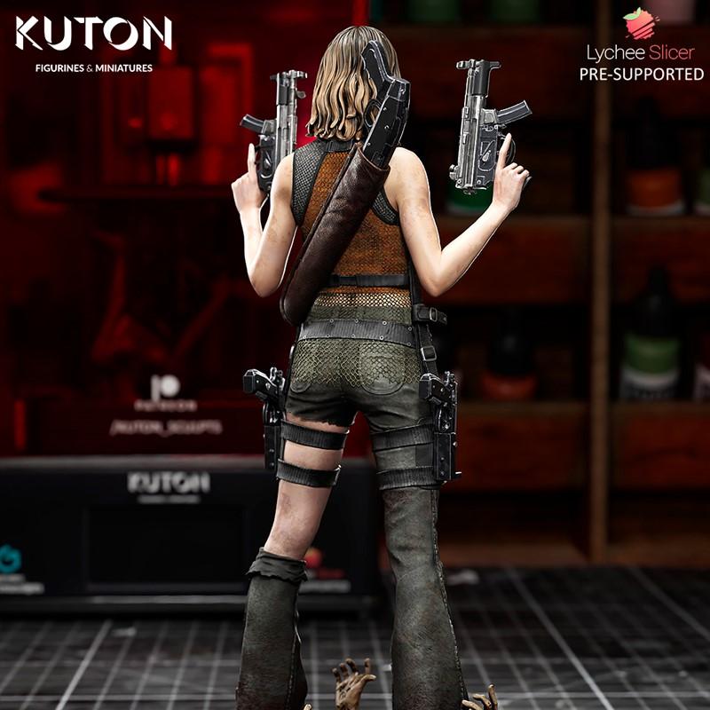 Kuton Alice 3D打印模型|Kuton Figurines – Alice – Resident Evil – 3D Print Model STL