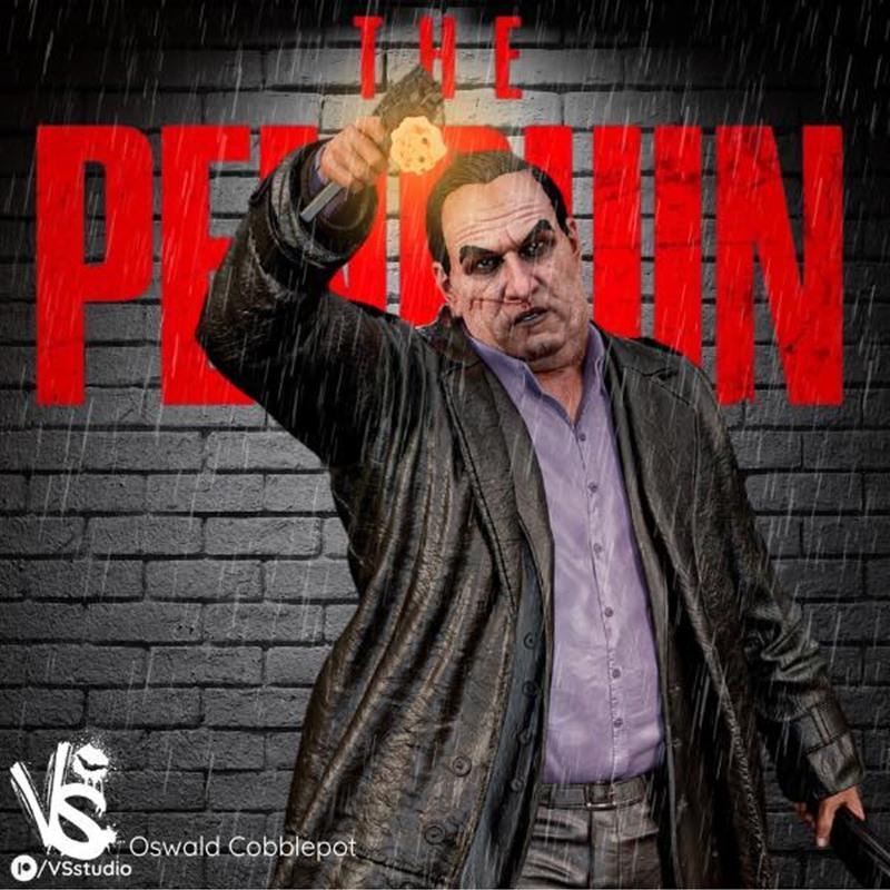VSstudio – 蝙蝠侠企鹅人 3D打印模型|VSstudio – The Penguin from The Batman and bust – 3D Print Model STL