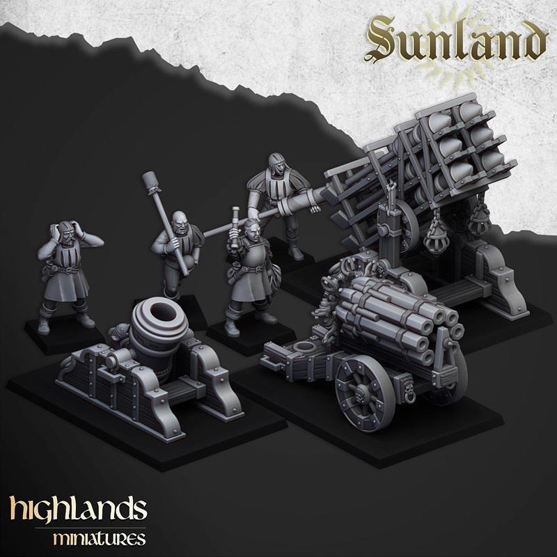 Sunland Artillery - 3D打印模型|Sunland Artillery – 3D Print Model STL