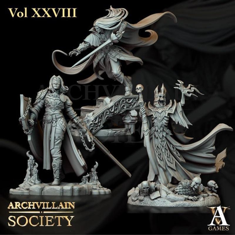 Archvillain Games《血权》反叛者 3D打印模型|Archvillain Games – Bloodright – Anathema Vol 28 – 3D Print Model STL