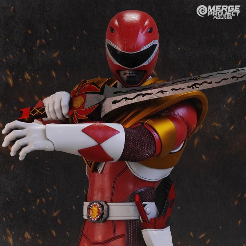 Power Rangers红战士 3D打印模型|Power Ranger – Red Ranger – 3D Print Model STL