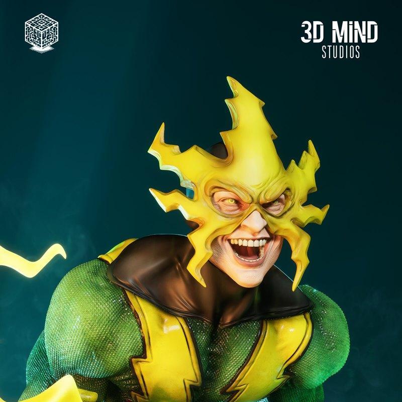 3D打印模型：电音风格动漫角色立体模型|3D Mind – Electro – 3D Print Model STL