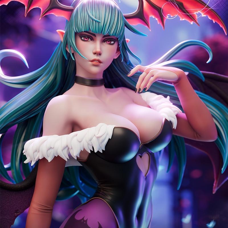 Hybris Studios旗下《暗黑破坏神》莫里甘3D打印模型|Hybris Studios – Morrigan – Darkstalkers – 3D Print Model STL