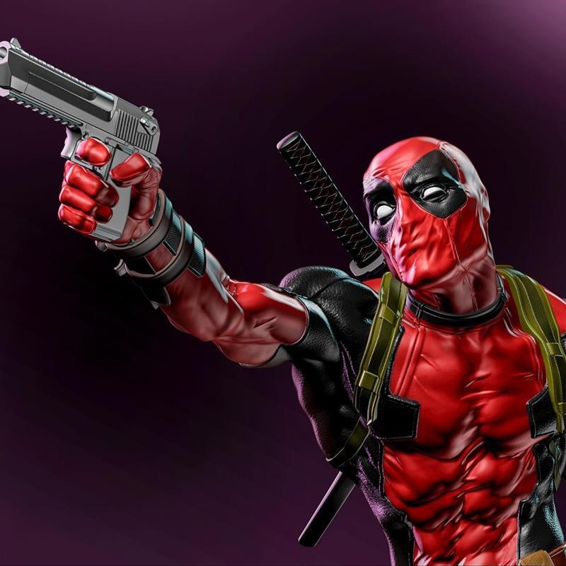 Yan-H工作室-死侍-3D打印模型|Yan-H – Deadpool – 3D Print Model STL