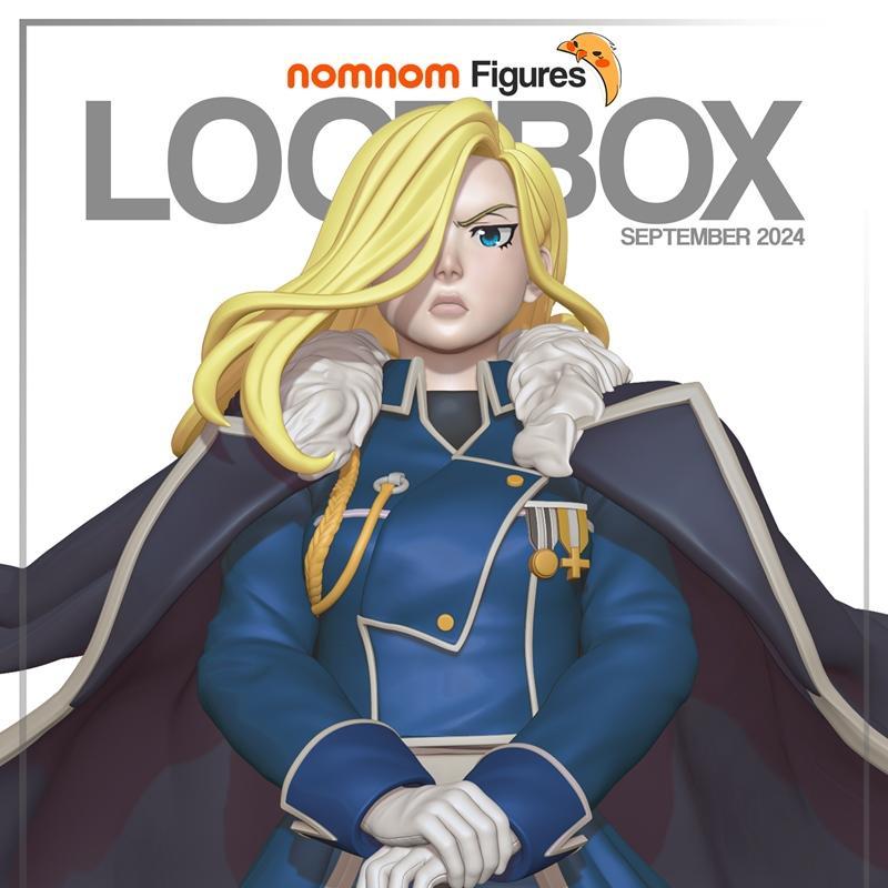 NomNom Figures – Olivier Armstrong – Fullmetal Alchemist – 3D Print Model STL