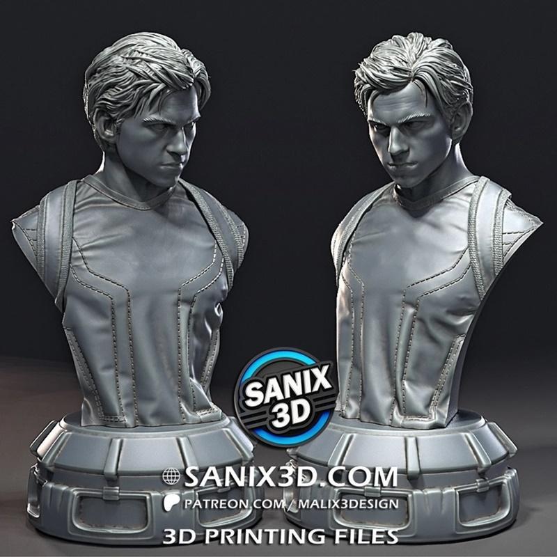 Sanix传奇系列——彼得（雕像）3D打印模型|Sanix – LEGEND – Peter (bust) – 3D Print Model STL