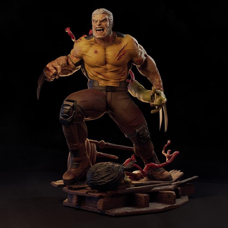 老约翰·罗根 3D打印模型|Old Man Logan – 3D Print Model STL
