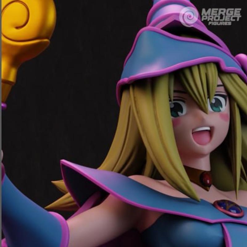 暗黑魔导girl - 魔兽卡牌3D打印模型|Dark Magician Girl – Yugioh – 3D Print Model STL