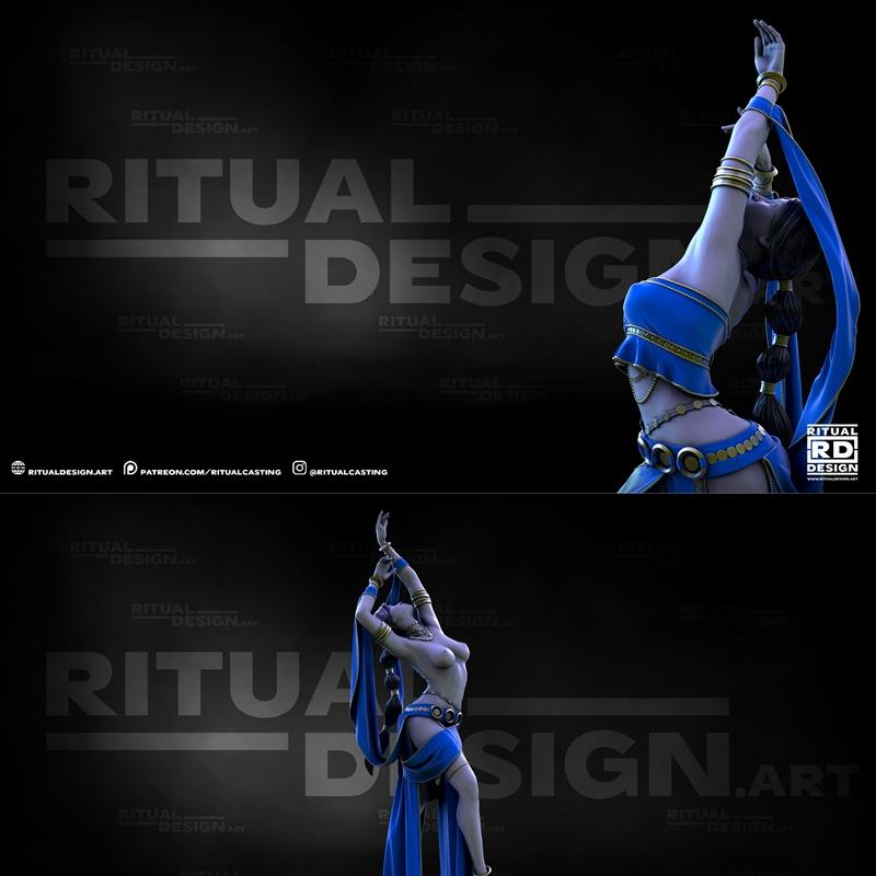 萨迪亚 3D打印模型|Ritual Casting – Saadiya – 3D Print Model STL