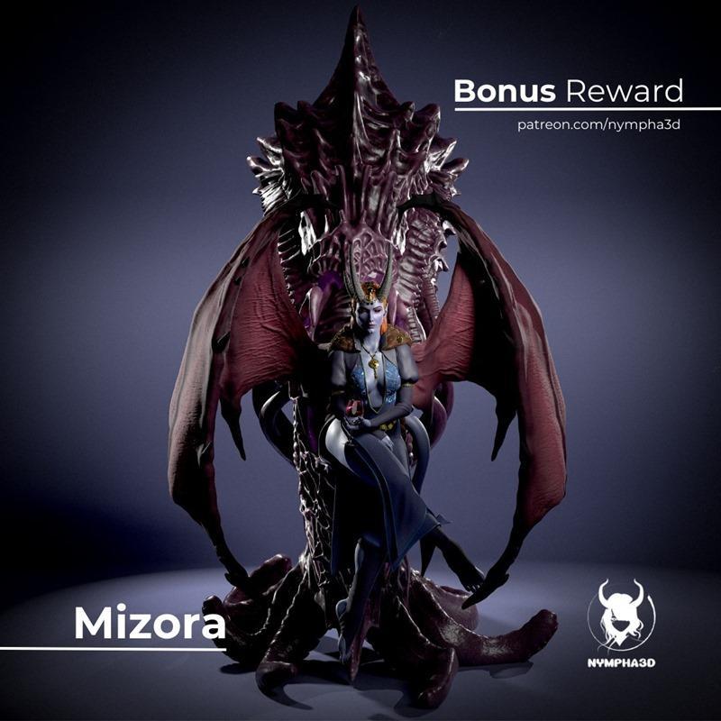 Nympha - Mizora 3D打印模型|Nympha – Mizora – 3D Print Model STL