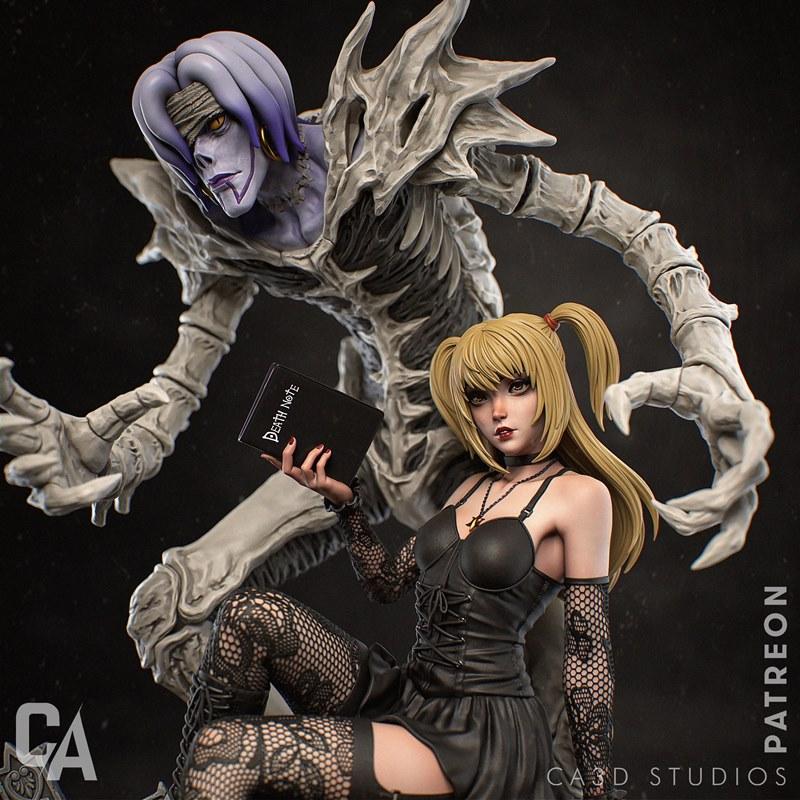 Ca 3d Studios - Misa Amane - 3D打印模型|Ca 3d Studios – Misa Amane – 3D Print Model STL