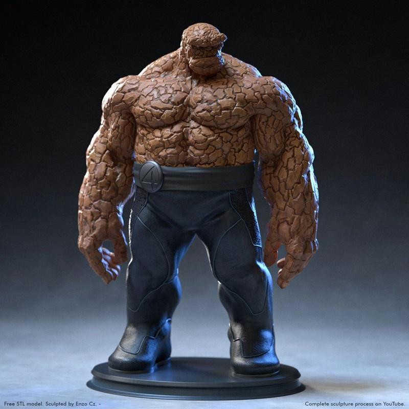F4 3D打印模型|The Thing F4 – 3D Print Model STL