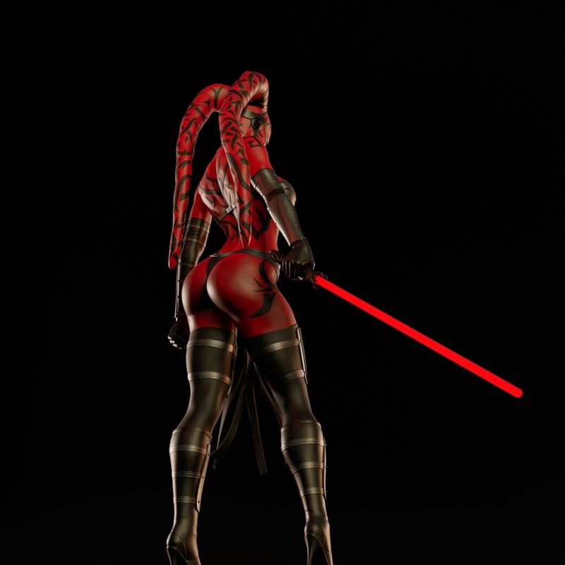 Abe3D - 达斯·塔隆 - 3D打印模型|Abe3D – Darth Talon – 3D Print Model STL