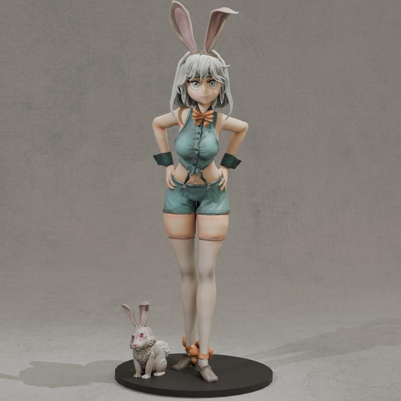动漫兔女郎3D打印模型|Anime – Bunny Girl – 3D Print Model STL