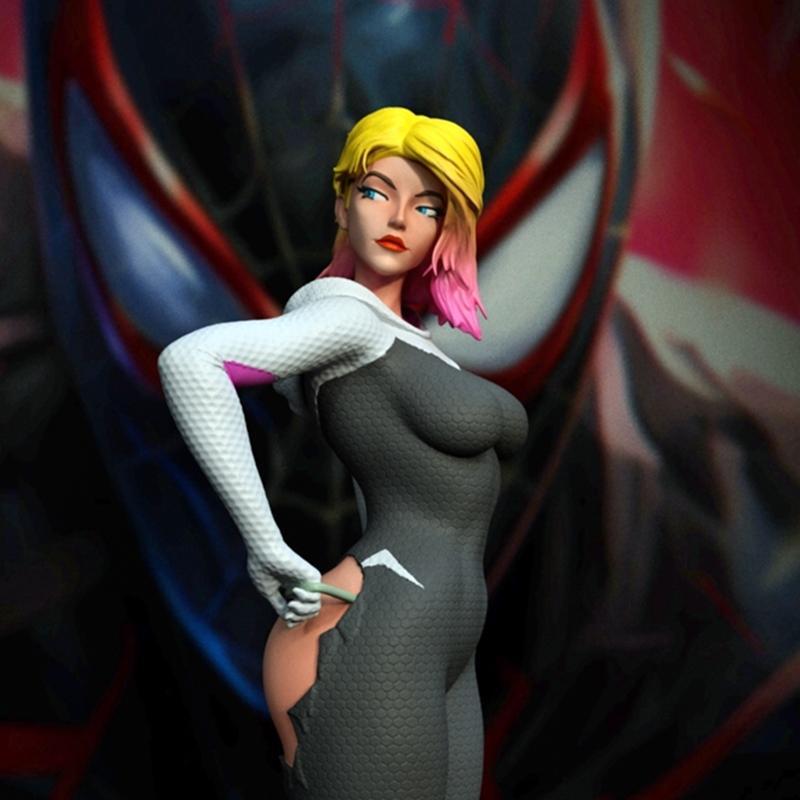 独家呈现 - 芬恩·斯泰西 - 3D打印模型|Exclusive – Gwen Stacy – 3D Print Model STL