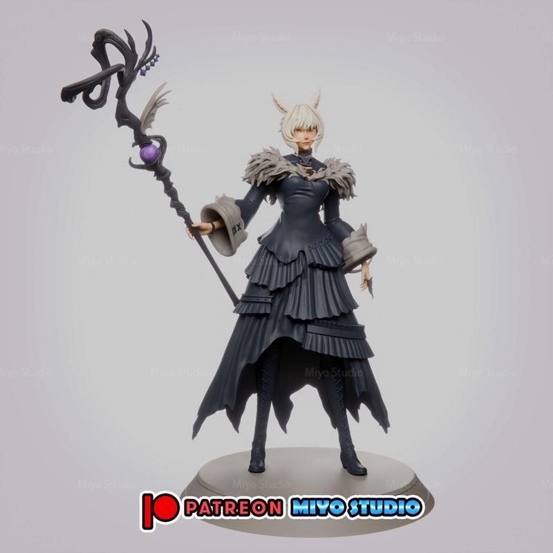 Miyo Studio - 伊斯特洛拉·鲁尔 3D打印模型|Miyo Studio – Y’shtola Rhul – 3D Print Model STL