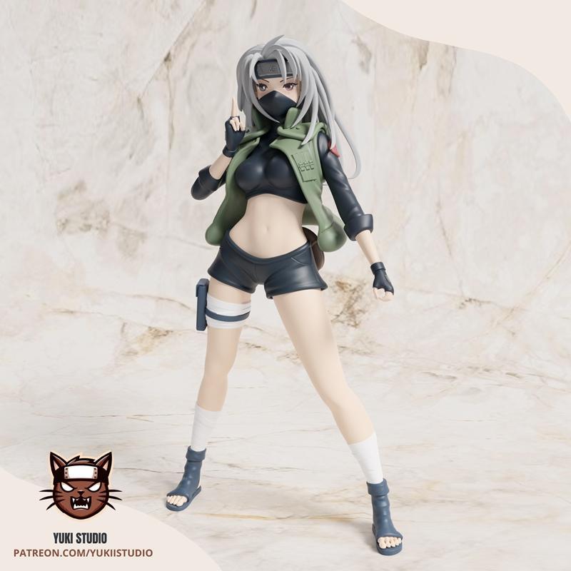Kakashi美少女模型 3D打印STL文件|Kakashi Bishoujo – Yuki Studio – 3D Print Model STL