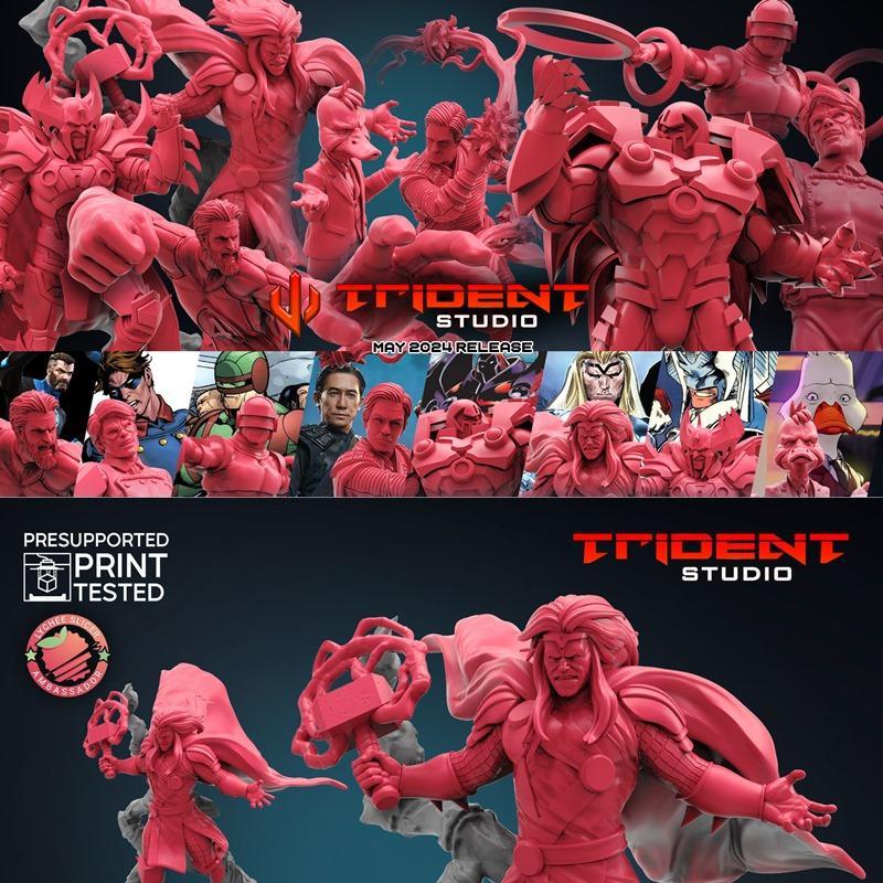 Trident Studio 5月2024作品包：3D打印模型集合|Trident Studio – Pack 32 May 2024 – 3D Print Model STL