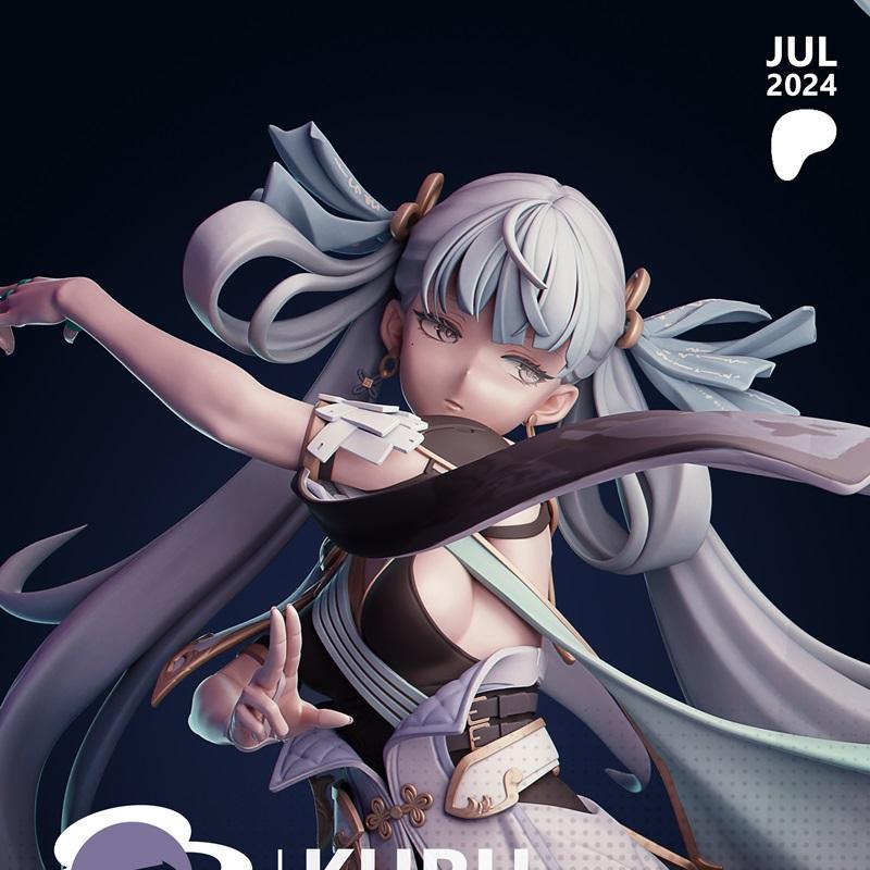 Kuru角色3D打印模型 STL|Kuru Figure – Jinhsi – 3D Print Model STL