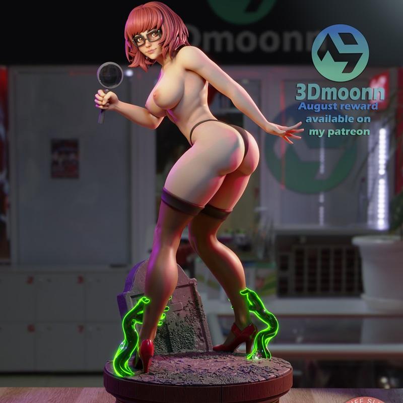 3D打印模型：Velma Dinkley角色模型|3Dmoonn – Velma Dinkley – 3D Print Model STL