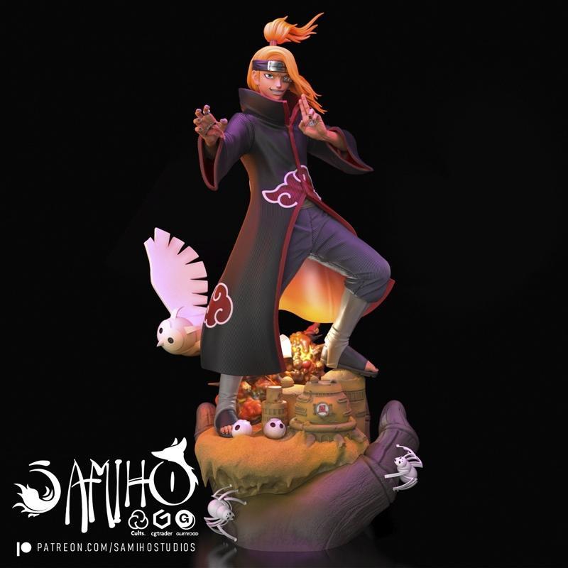 Samiho Studios - 德炎 - 3D打印模型|Samiho Studios – Deidara – 3D Print Model STL