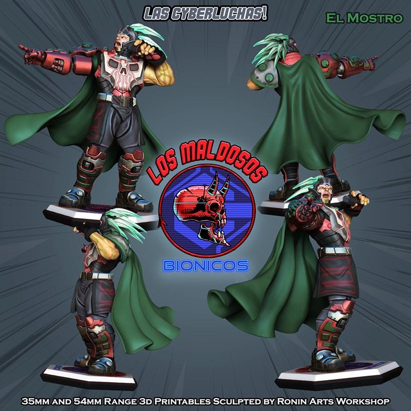 Ronin艺术工坊·拉斯赛博格斗2024·3D打印模型|Ronin Arts Workshop – Las Cyberluchas August 2024 – 3D Print Model STL