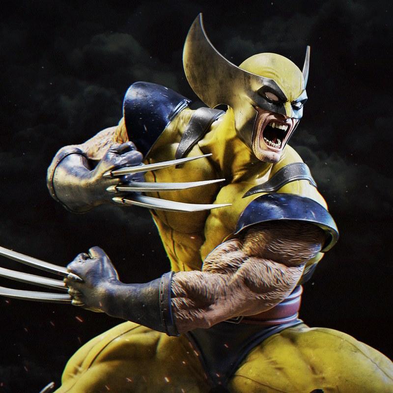 L.A. Figures - 王者之怒 - 狼人 3D打印模型|L.A. Figures – X – Men Wolverine – 3D Print Model STL