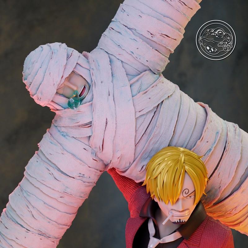 Kaeru Studio - 一护与佐助 3D打印模型|Kaeru Studio – Sanji and Zoro – 3D Print Model STL
