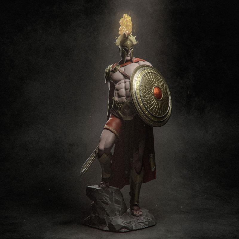 Ca 3D工作室 - Ares - 神话战士3D打印模型|Ca 3d Studios – Ares – 3D Print Model STL