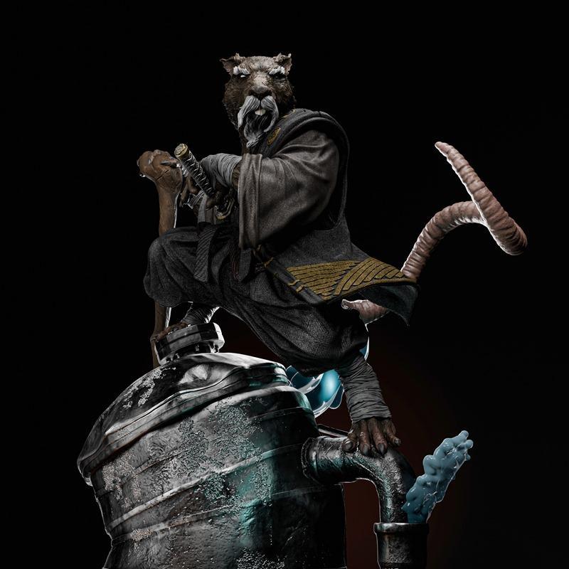 ZEZ工作室 -  Master Splinter - 蝙蝠侠3D打印模型|ZEZ Studios – Master Splinter – 3D Print Model STL