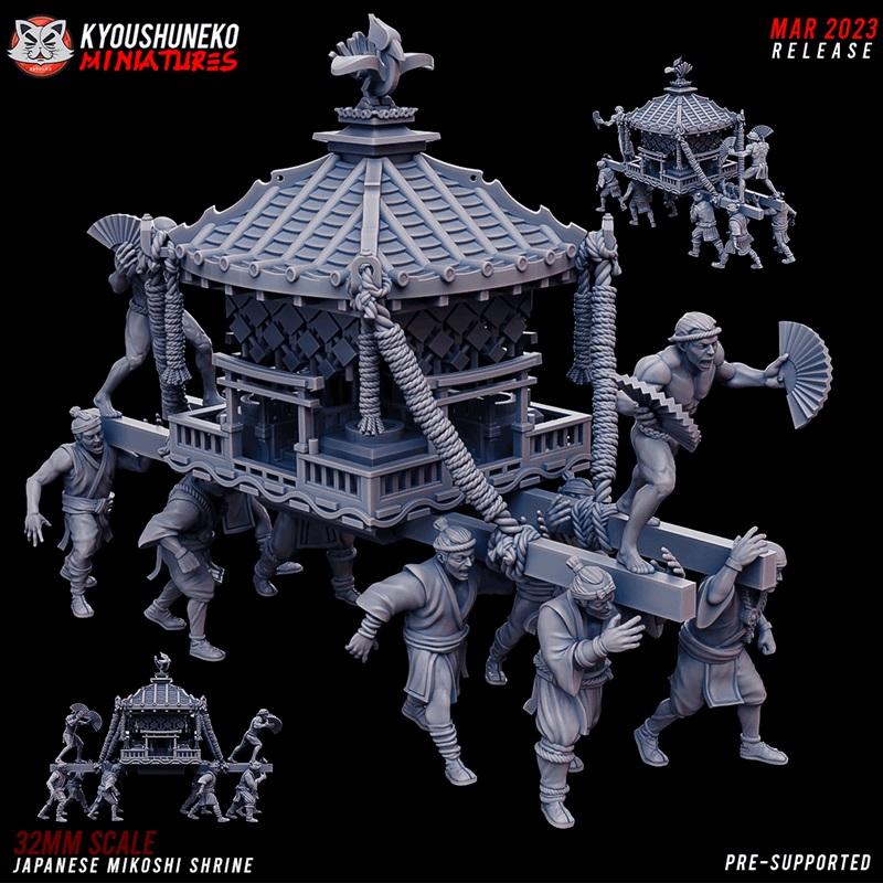 日本陆军三月2023款3D打印迷你模型|Kyoushuneko Miniatures – Nippon Army March 2023 – 3D Print Model STL