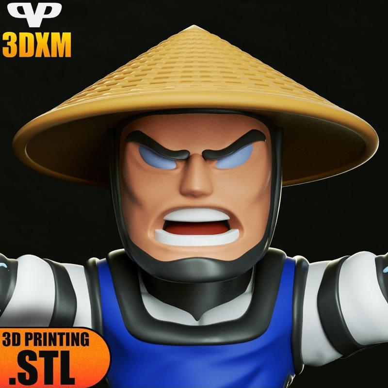 3D打印模型：洛克人迪亚波罗（Raiden）|Lord Raiden Chibi – 3D Print Model STL