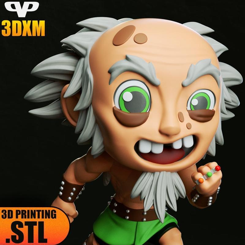 国王巴米3D打印模型|King Bumi Chibi – 3D Print Model STL