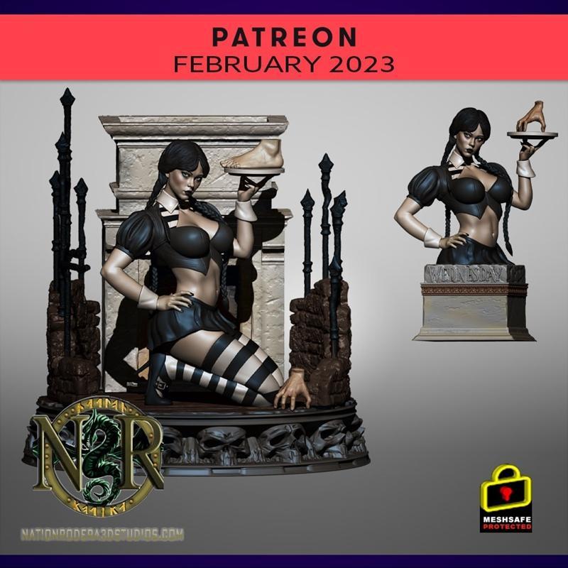 Nation Rodera – 3D打印模型 – 作品《Ms. W. Adams》|Nation Rodera – Ms. W. Adams – 3D Print Model STL