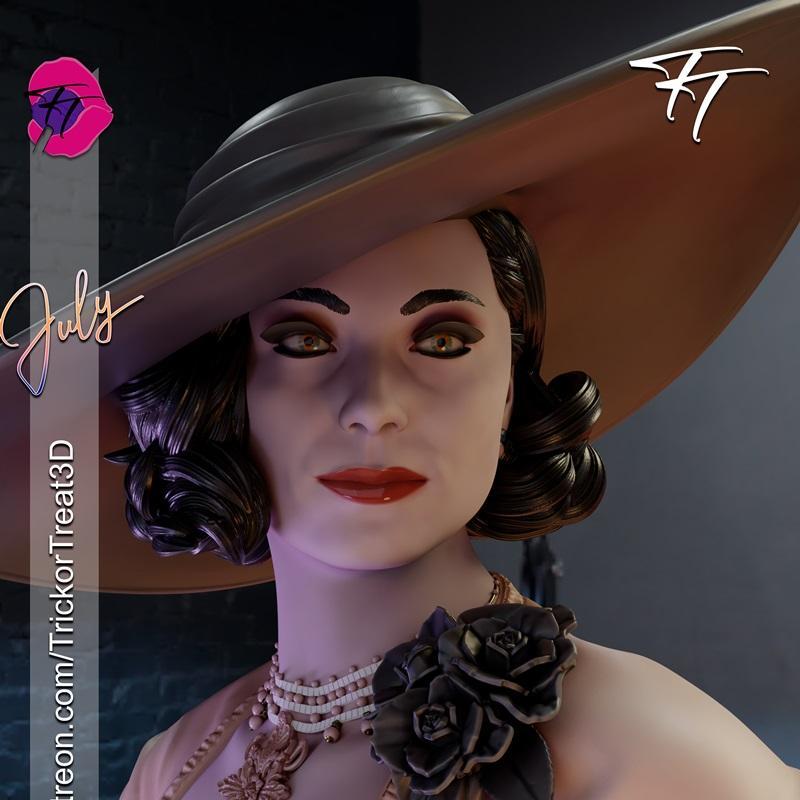 Trick or Treat——Alcina Dimitrescu 3D打印模型|Trick or Treat – Alcina Dimitrescu – 3D Print Model STL