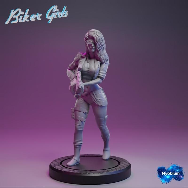 爆炸性金发迷你模型-3D打印雕塑|Jen Explosive Blonde Miniature – 3D Print Model STL