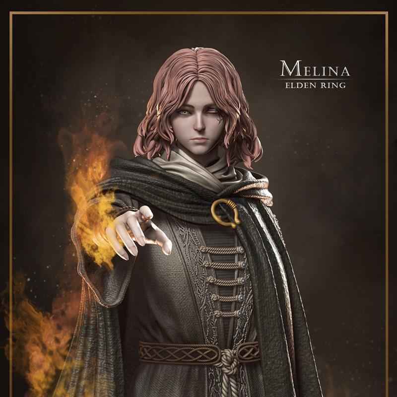 熔岩之影3D打印模型：埃德伦环形世界-梅莉娜|Nomnom Figures – Melina – Elden Ring – 3D Print Model STL