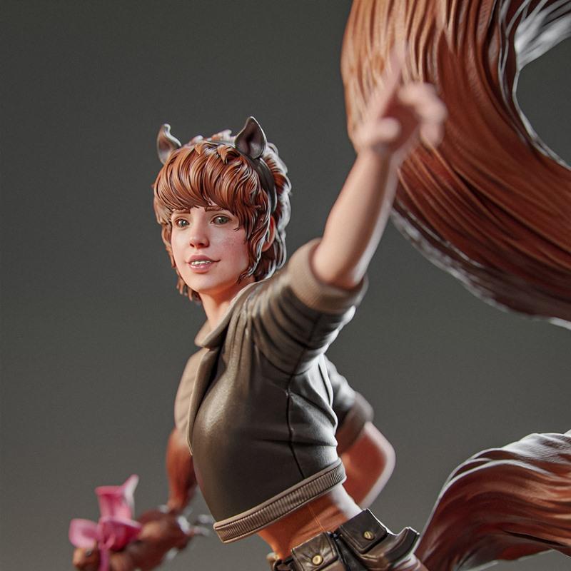 Abe3D -  squirrel girl - 3D打印模型|Abe3D – Squirrel Girl – 3D Print Model STL