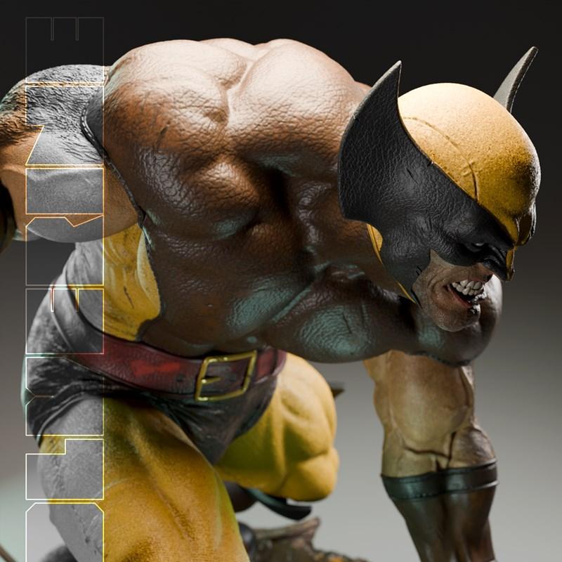 Panarello - 狼人（Wolverine）3D打印模型|Panarello – Wolverine – 3D Print Model STL