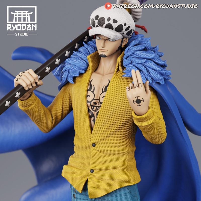 Ryodan工作室 - 《海贼王》死亡医生水法术3D打印模型|Ryodan Studio – Trafalgar D. Water Law, El Cirujano de la Muerte – 3D Print Model STL