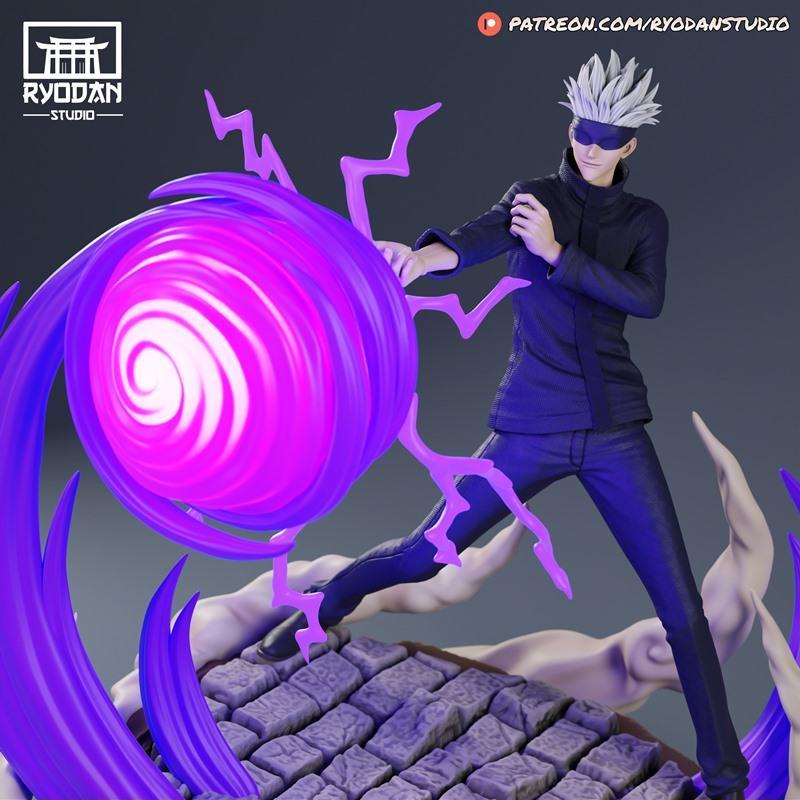 Ryodan Studio 佐藤拓也 空紫 3D打印模型|Ryodan Studio – Satoru Gojo Vacio Purpura – 3D Print Model STL