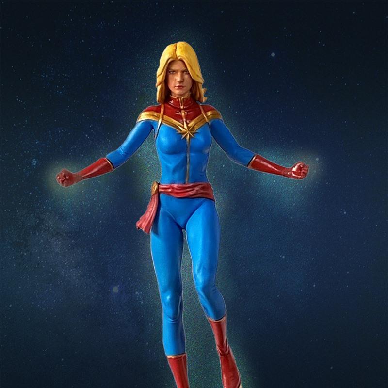 漫威6英寸高精度3D打印模型雕像|Captain Marvel 6th Scale Figurine – Statue – 3D Print Model STL