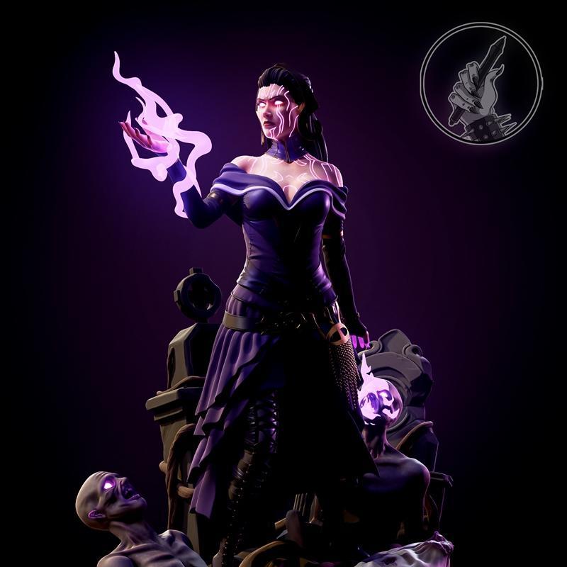H3LL创作者 - 奥利安娜·韦斯 - 3D打印模型|h3LL creator – Liliana Vess – 3D Print Model STL