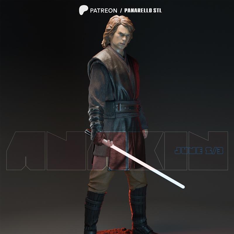 Panarello - 安纳金 - 3D打印模型|Panarello – Anakin – 3D Print Model STL
