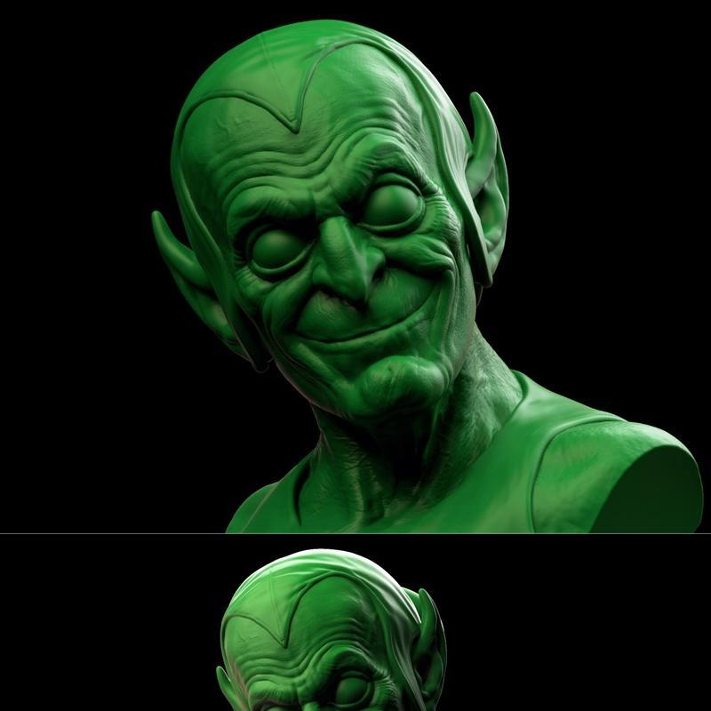 绿恶魔 - 3D打印模型|Green Goblin – 3D Print Model STL