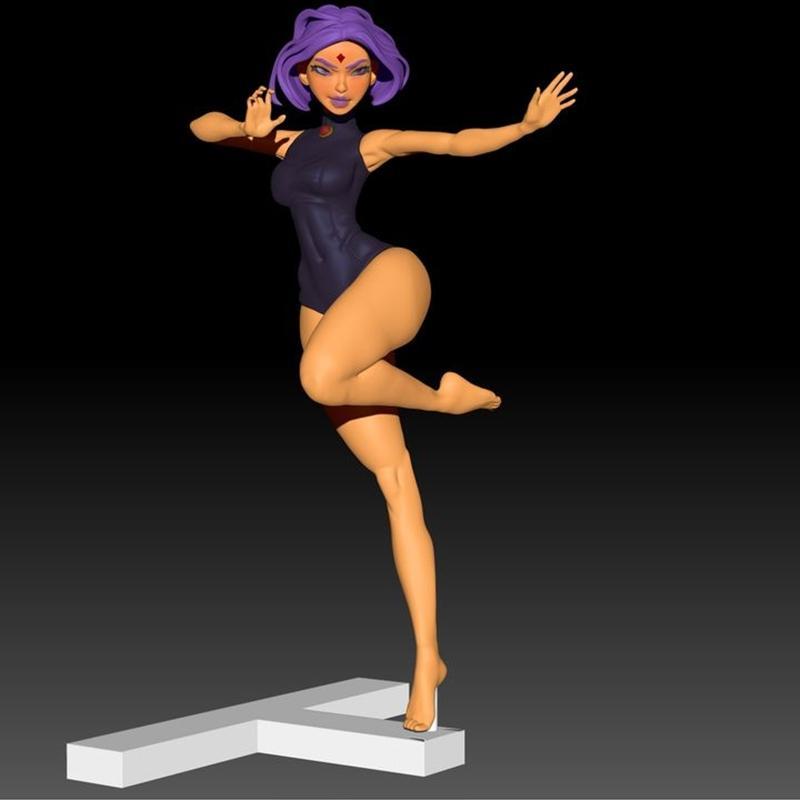 Raven - 动漫游戏角色3D打印模型|Raven – 3D Print Model STL