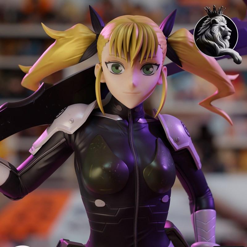 狮域工作室 - 阿基鲁 - 恐龙兽No.8 3D打印模型|Lion Realm Studio – Kikoru – Kaiju No.8 – 3D Print Model STL