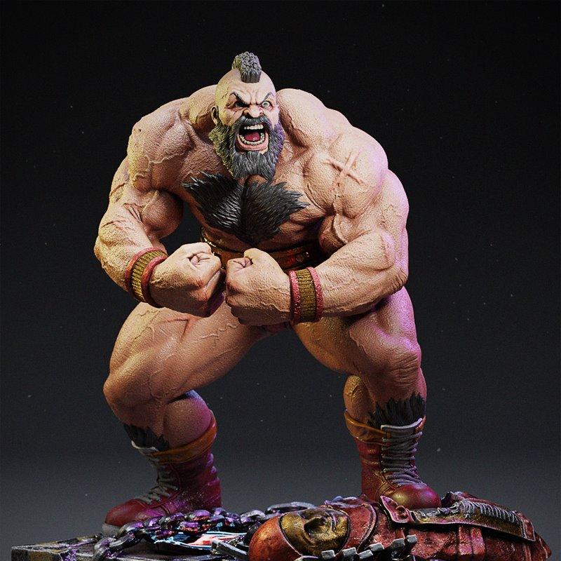 L.A. Figures – Zangief – Street Fighter – 3D Print Model STL