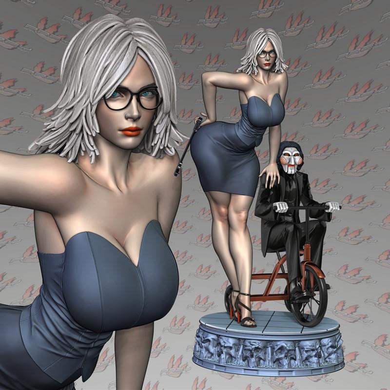 锯齿女孩 3D打印模型|Prey Collection Studio – The Saw girl – 3D Print Model STL